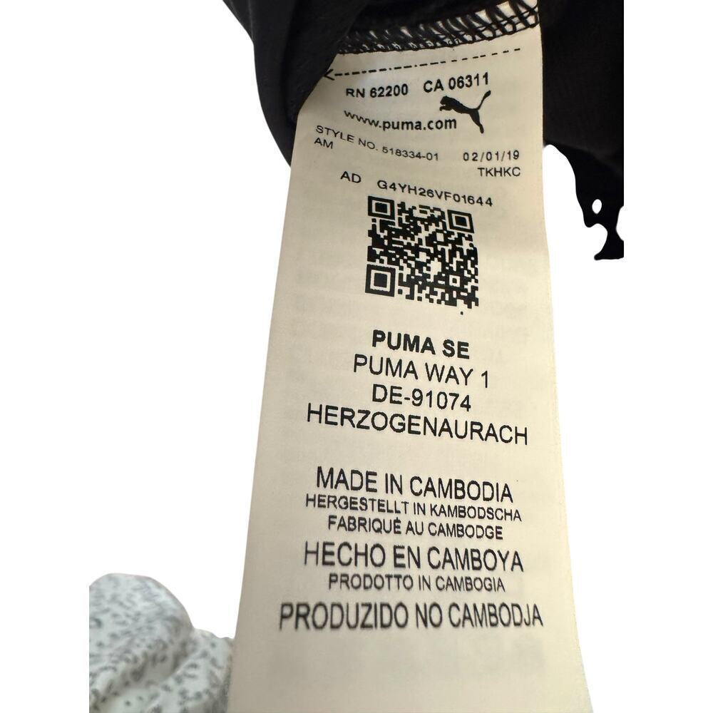 PUMA DryCell Training Jacket XS – Black & Burgundy, Moisture-Wicking, Full-Zip - Picture 4 of 7